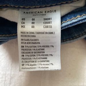 American Eagle 🦅 jeans next level stretch 00